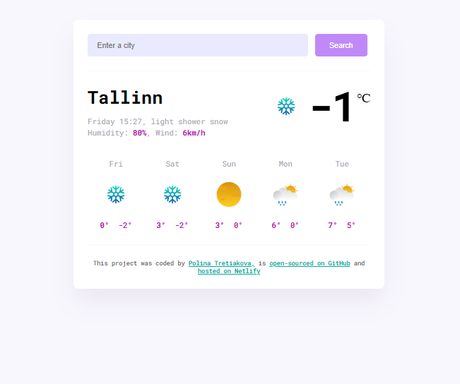 Weather App Project